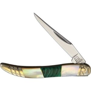 Rough Ryder Stoneworx Toothpick Malachite And Mother Of Pearl